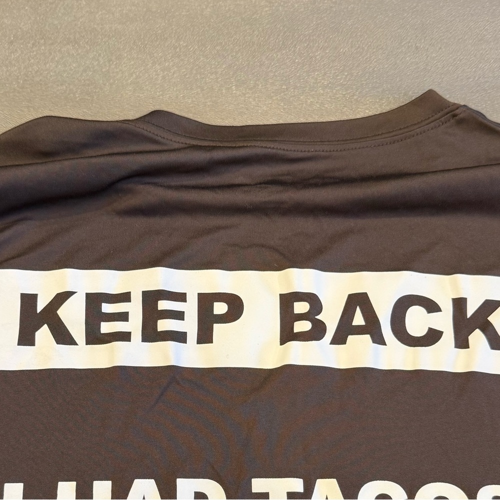 Funny Running shirt, Perfect For Races . Size L